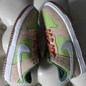 Nike Green and Tan Sneakers